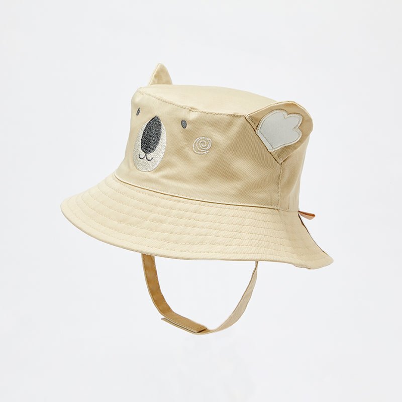 Cuddly Bear Boy Khaki Summer Bucket Hat   0cm