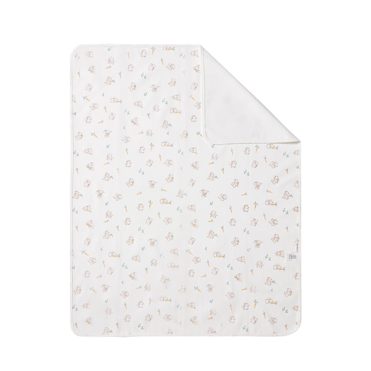 Cute Rabbit Waterproof Baby White Changing Mat   0cm