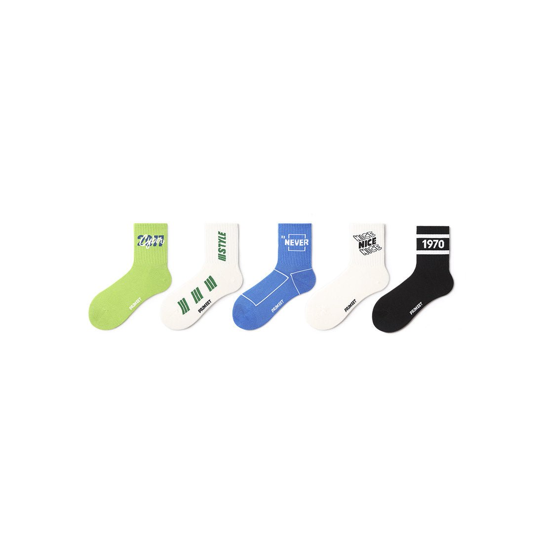 Cyber 2011 All season Women 5pcs Crew Socks Set