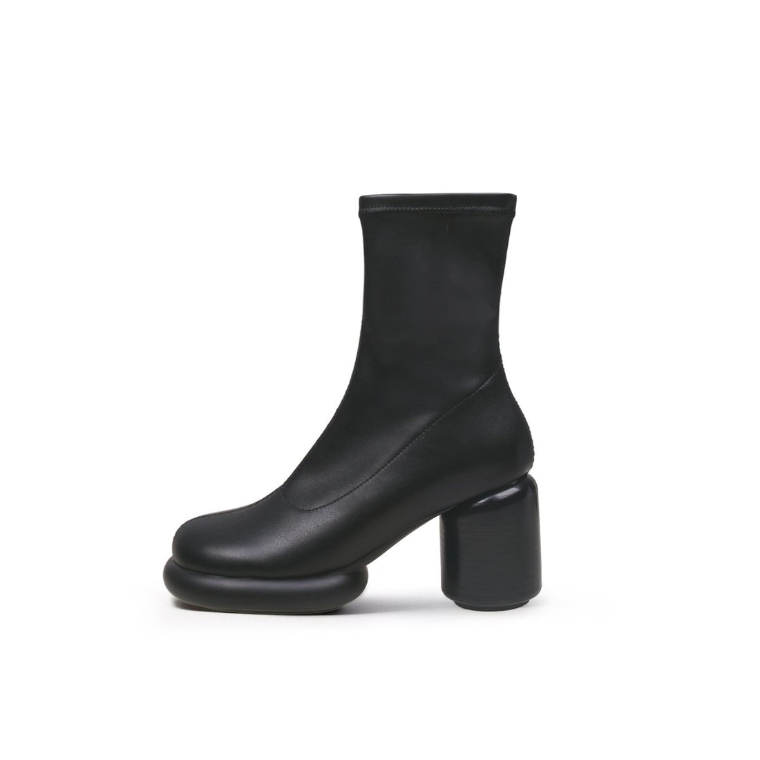 Cylinder Base Sock Black Boots - 0cm