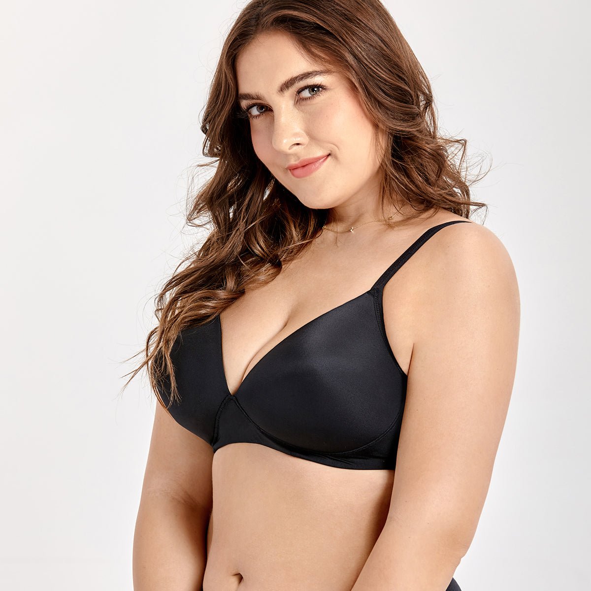 Decent lift Seamless Wireless Black Bra   0cm