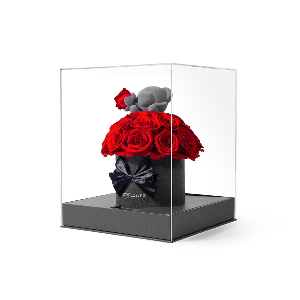 "Declaring My Love to You" Eternal Roses Teddy Bear Vase   0cm