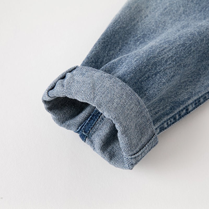 Dinosaur Haunt Unisex Blue Denim Jacket - 0cm