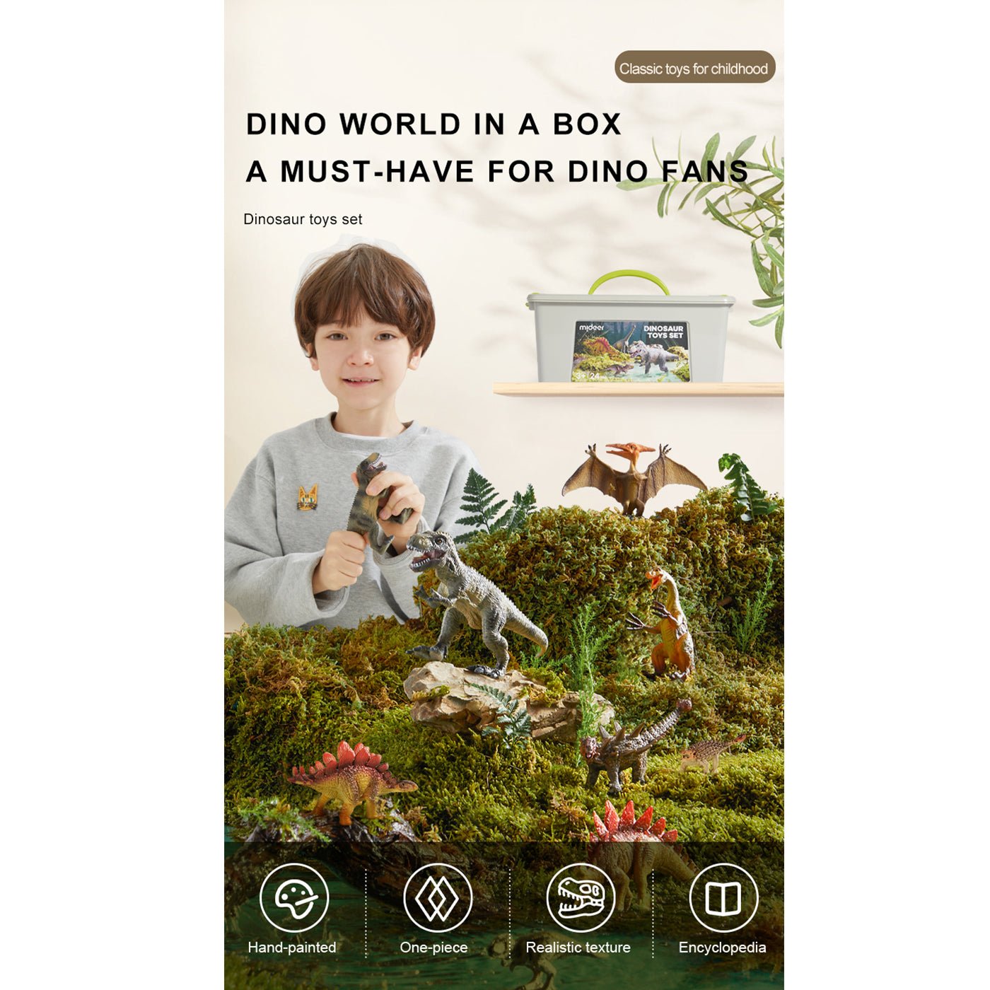 Dinosaur Toys Set 24pcs   0cm