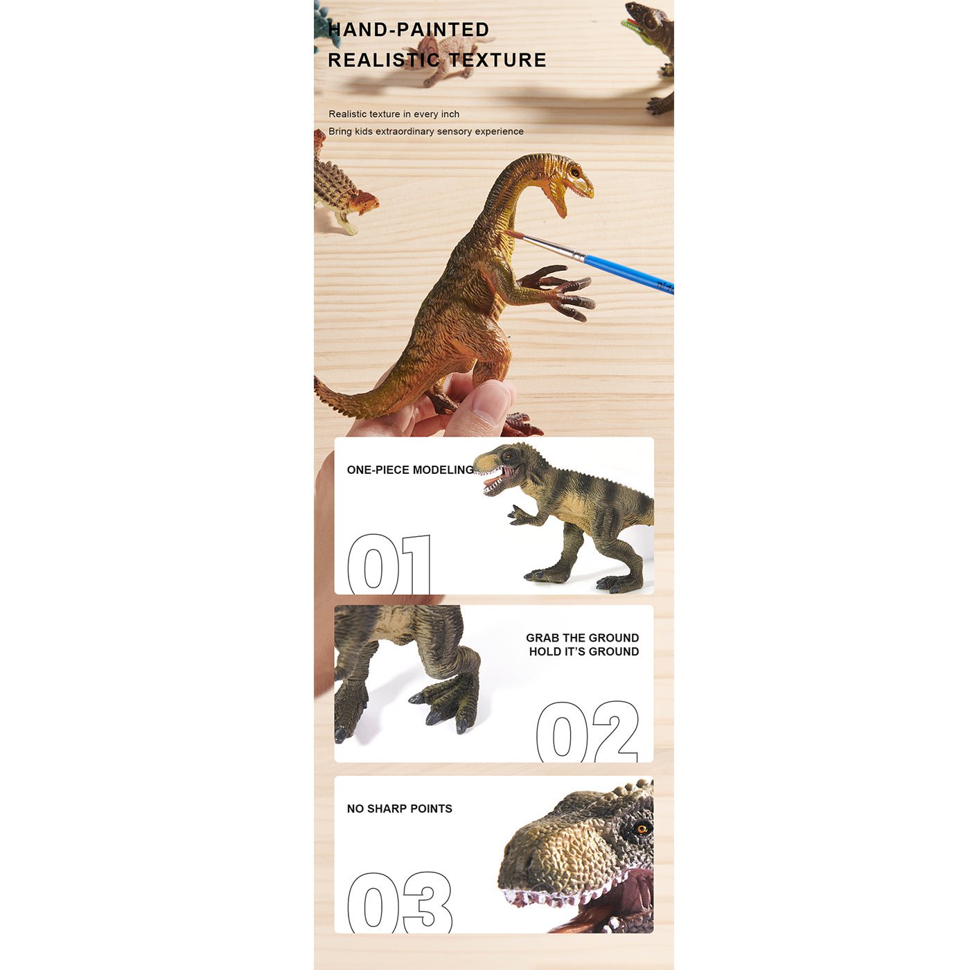 Dinosaur Toys Set 24pcs - 0cm