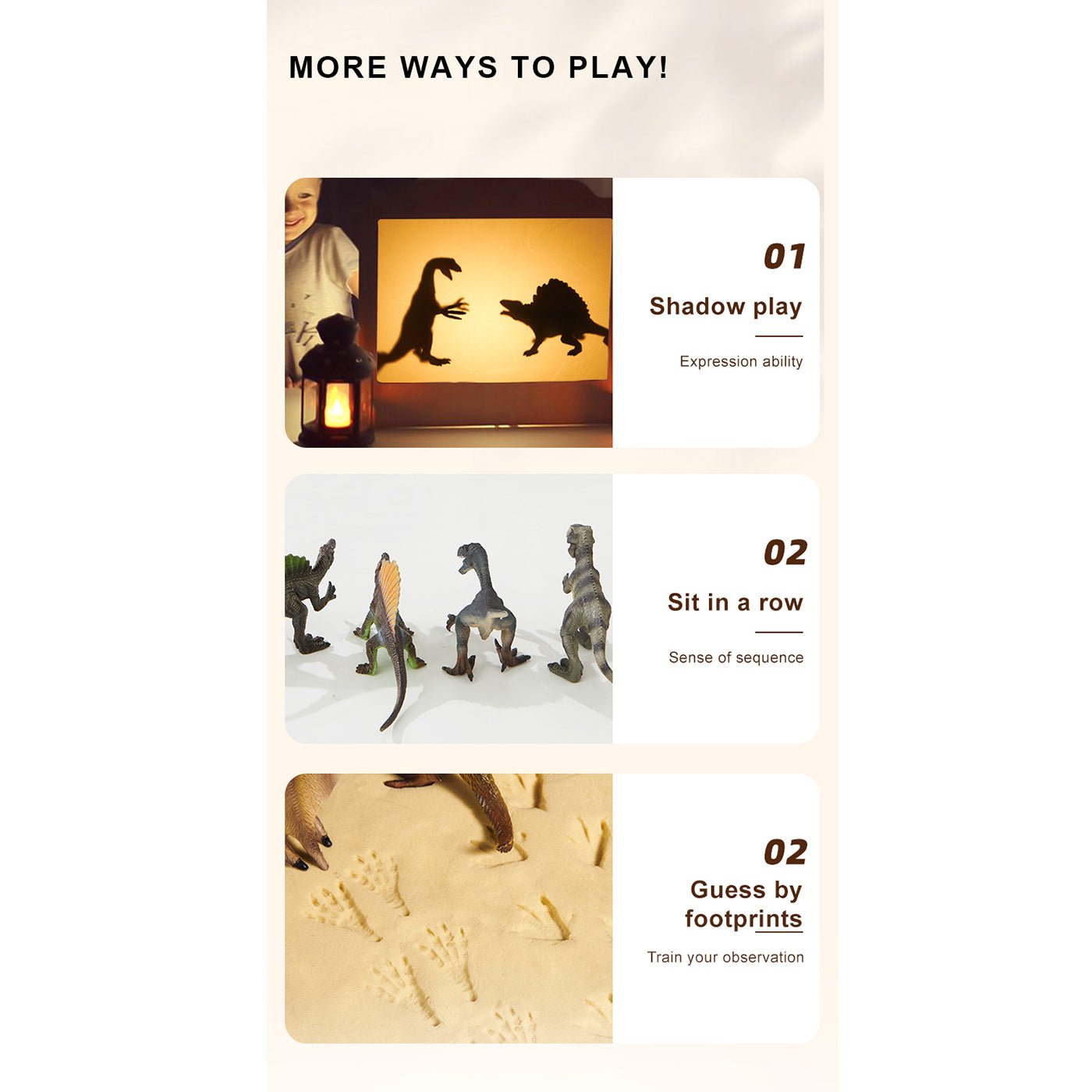 Dinosaur Toys Set 24pcs   0cm