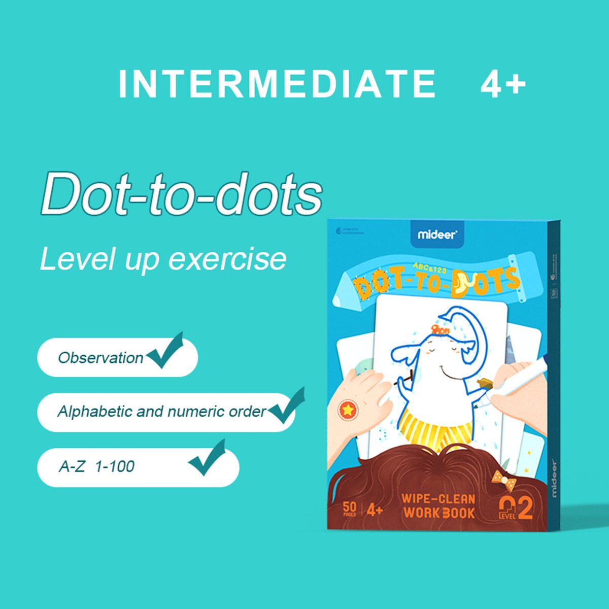 Dot To Dots Wipe clean Work Book   0cm