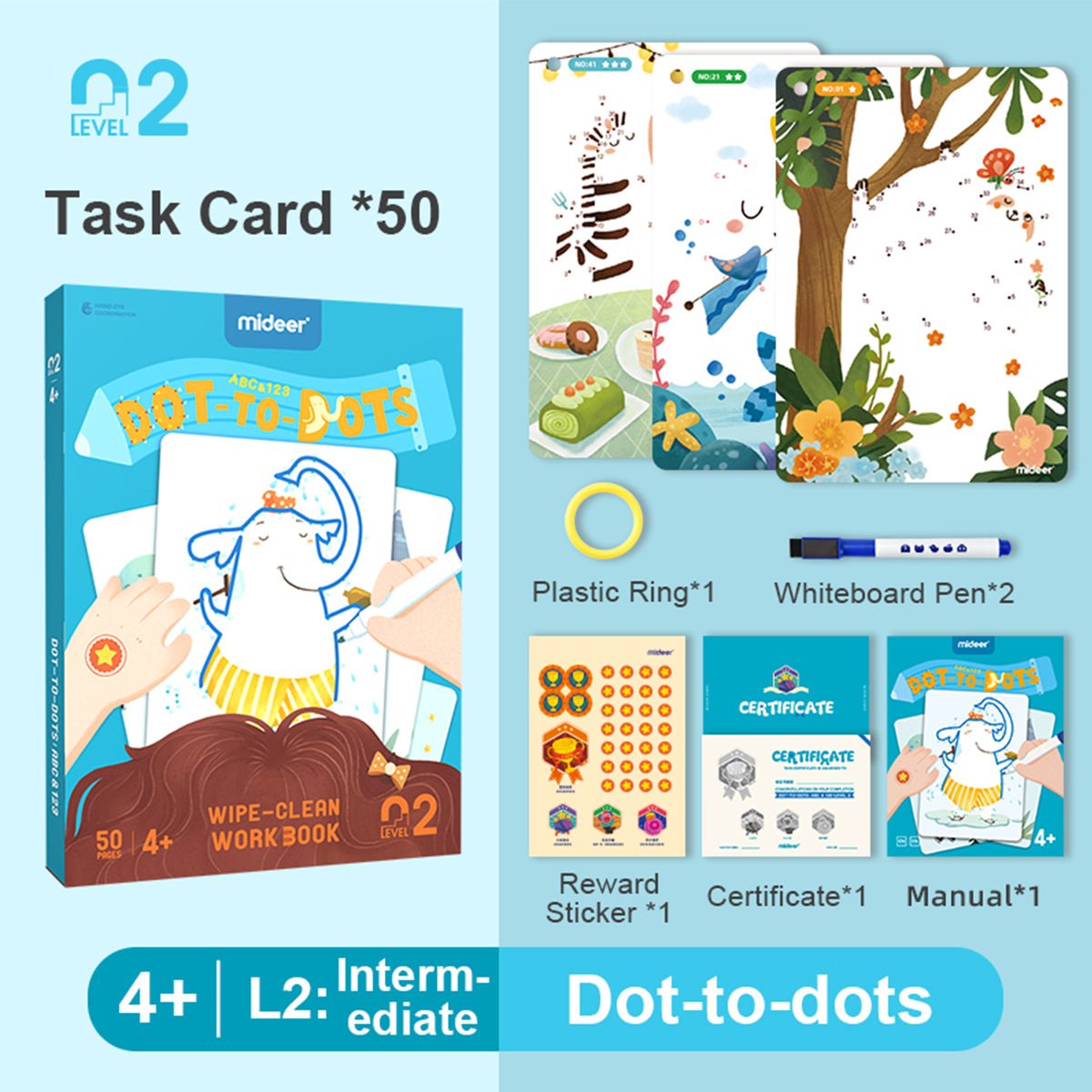 Dot To Dots Wipe clean Work Book   0cm