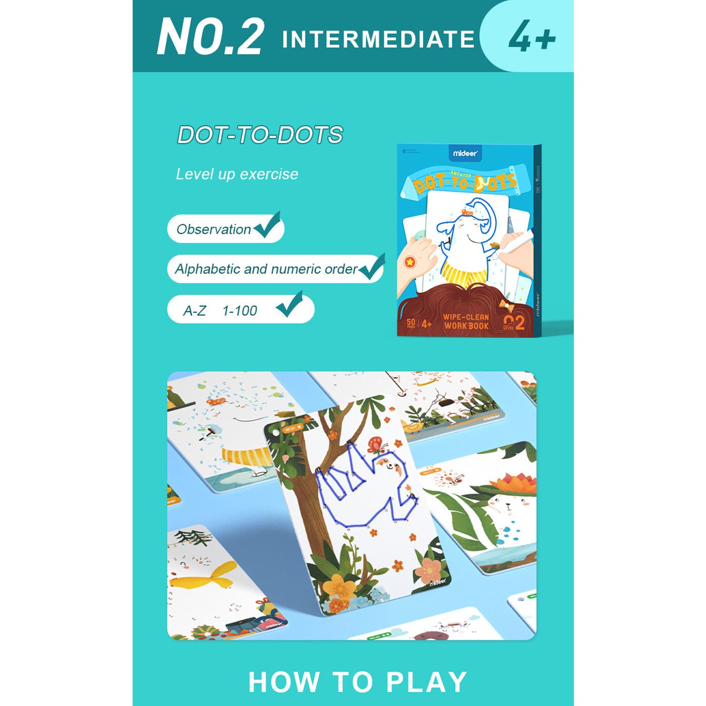 Dot To Dots Wipe-clean Work Book - 0cm