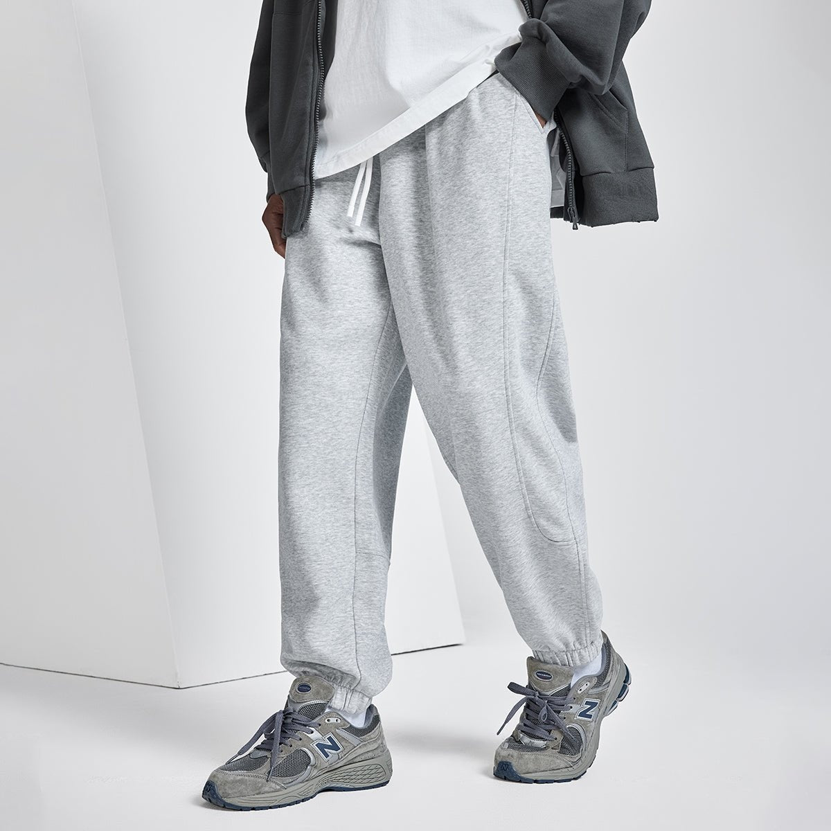 Downtown Comfort Fit Grey Sweatpants - 0cm