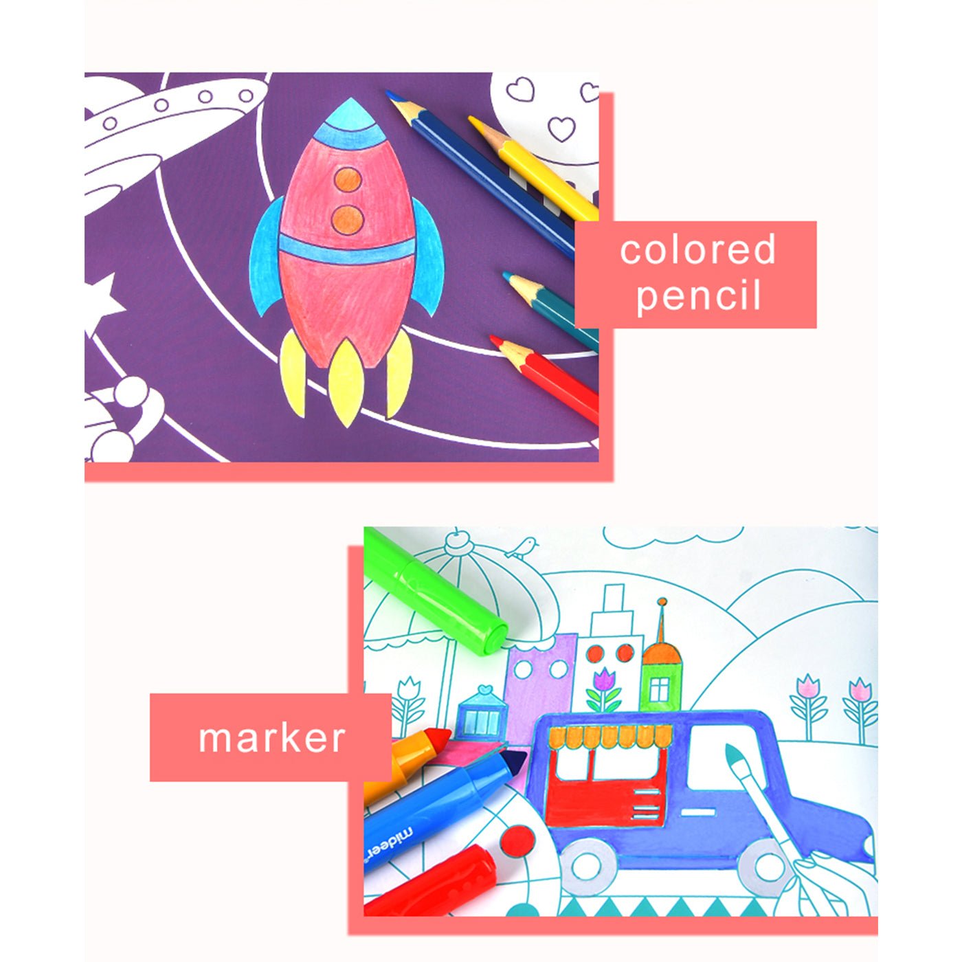 Drawing Coloring Book For Girl - 0cm