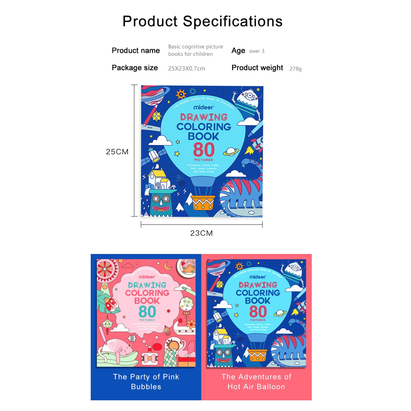 Drawing Coloring Book For Girl - 0cm