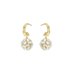 Dream Ball Gold Earrings