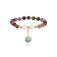 Dream Catcher Tourmaline Rainbow Bracelet