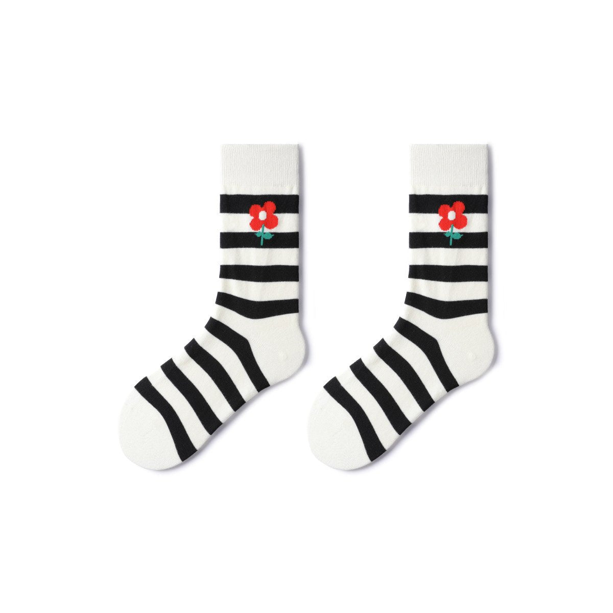 Dream Land All season Women 5pcs Crew Socks Set   0cm