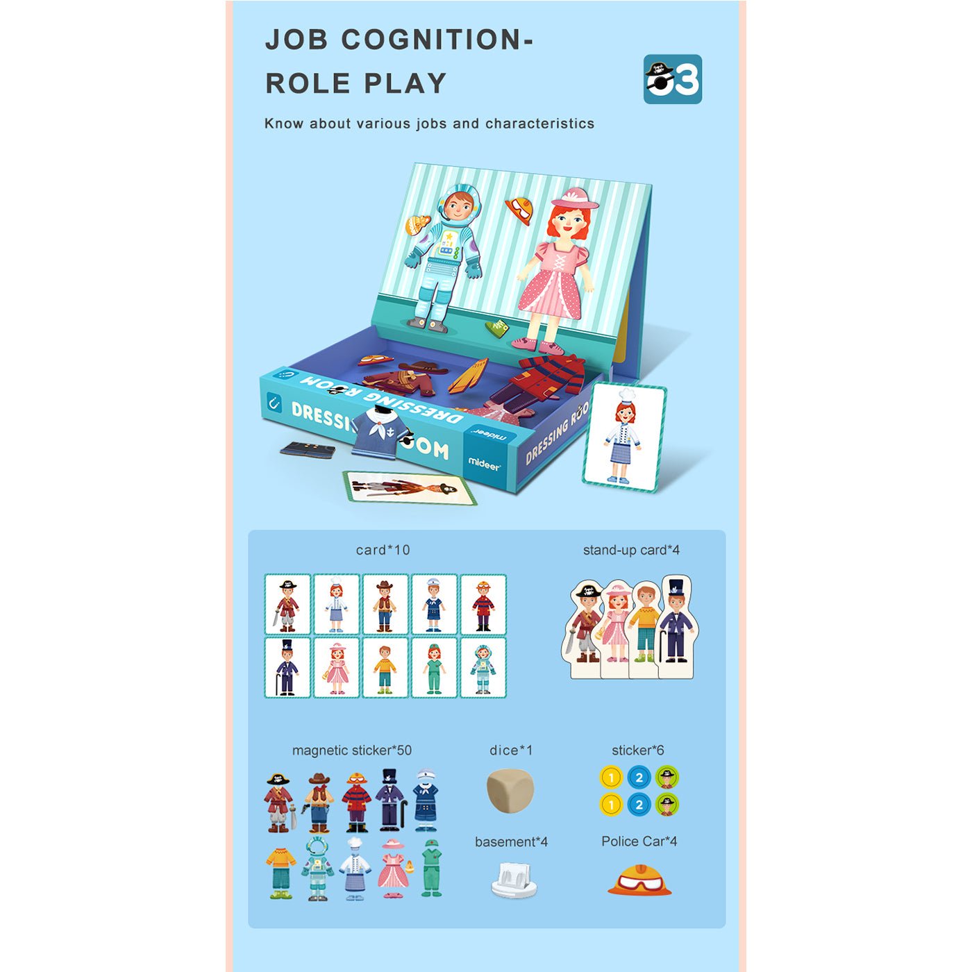 Dressing Room Magenetic Playset   0cm