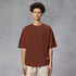 Easy Breath Relaxed Fit Brown Fitness Tee - 0cm