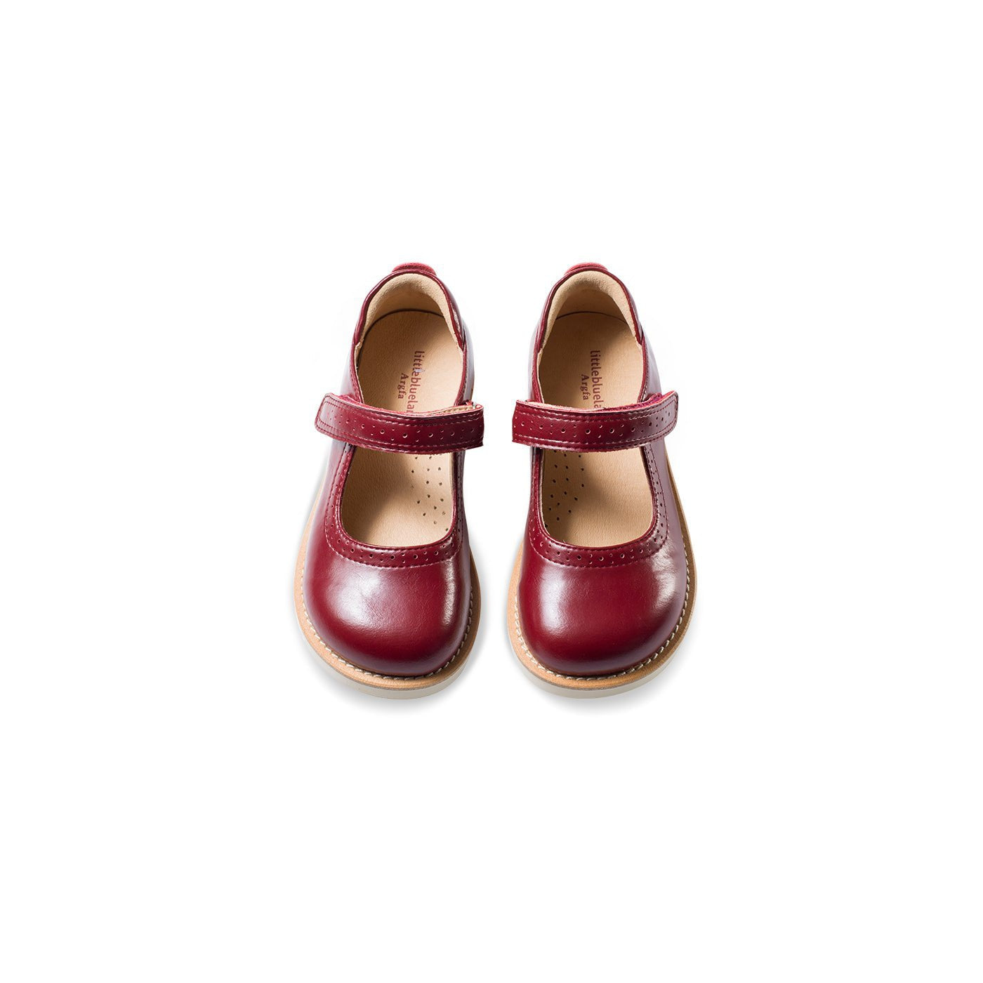 Easy Day Girl Red Soft Sole Mary Jane Shoes - 0cm
