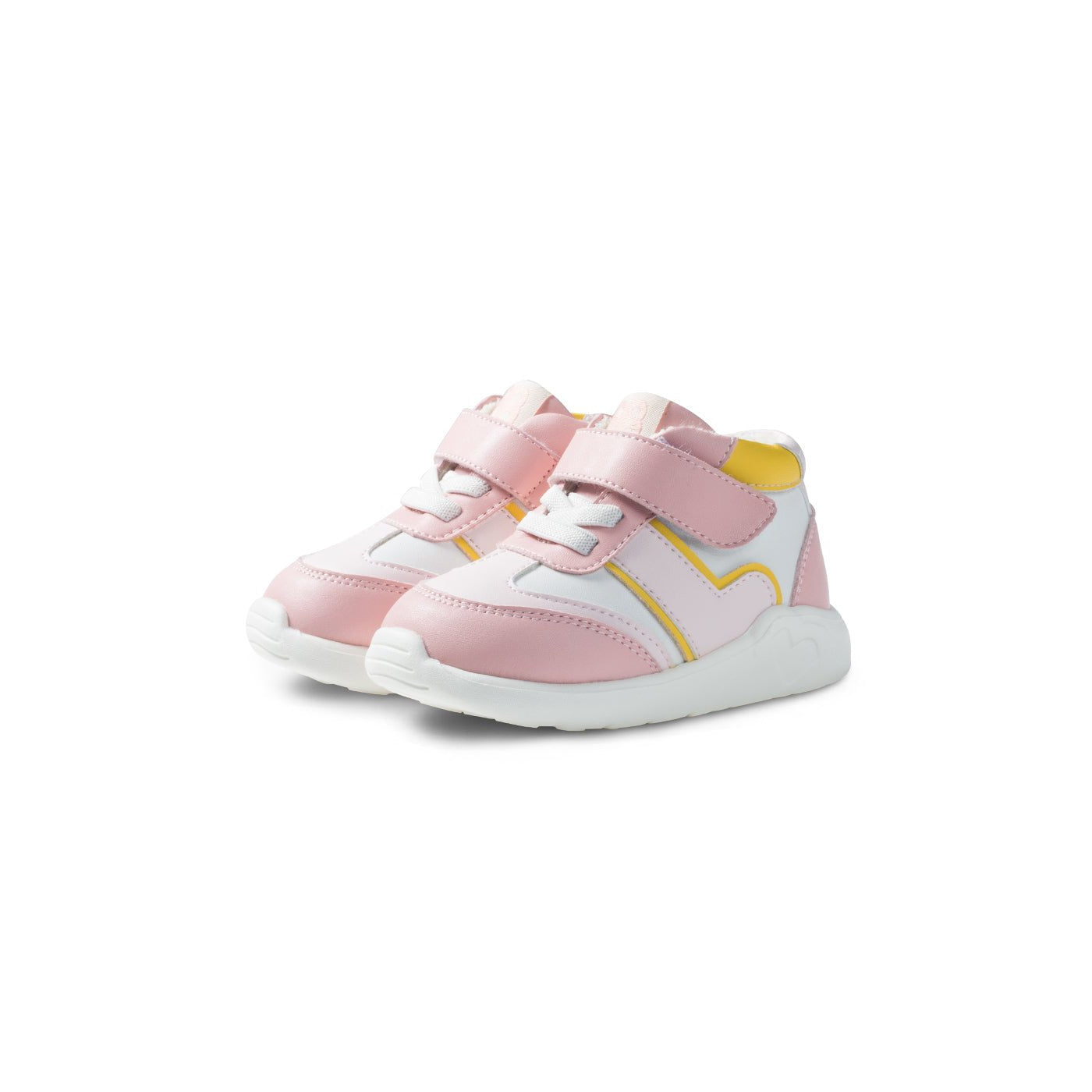 Eirene Soft Sole Anti-slip Pre-walker Pink Baby Girl Sneakers - 0cm