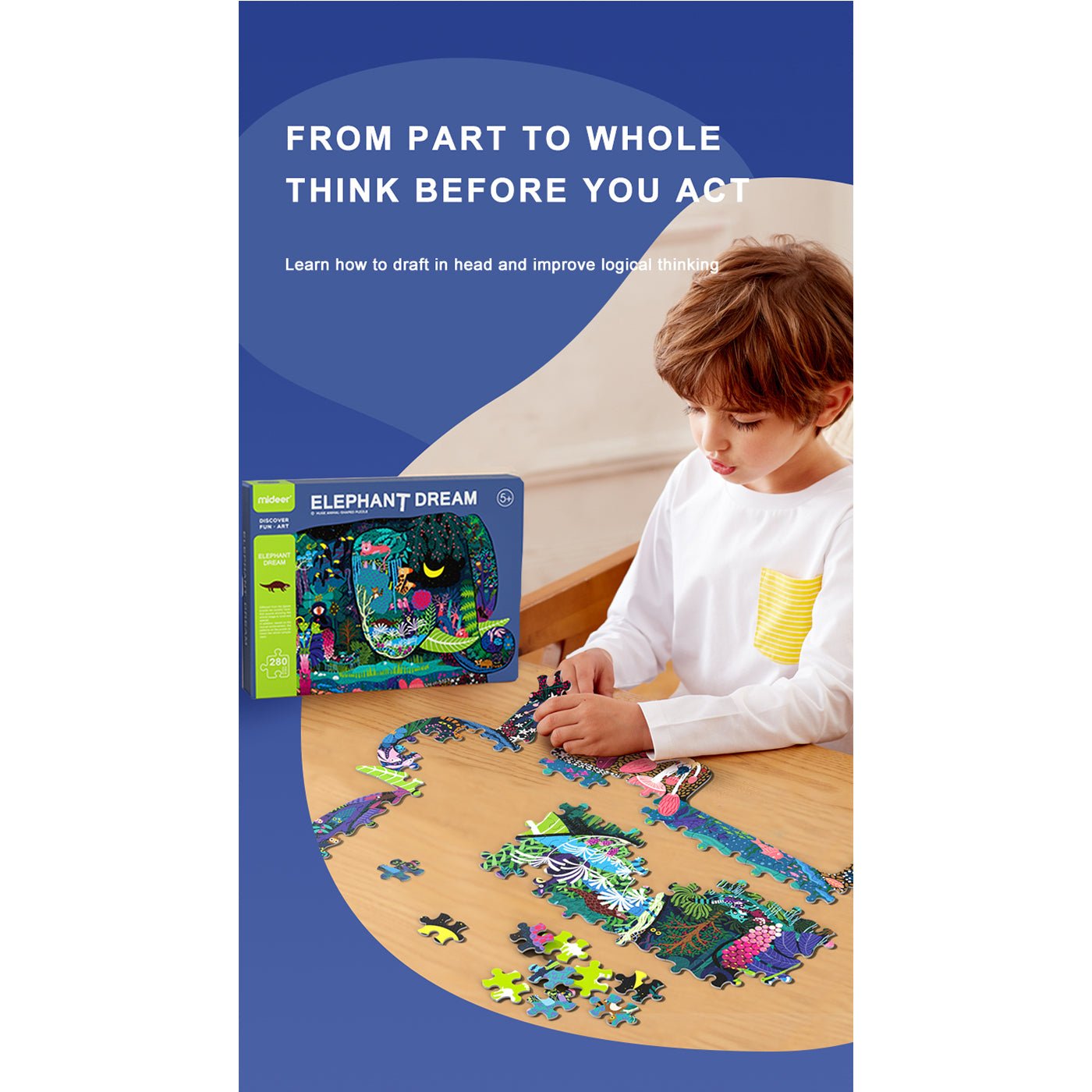 Elephant Dream Puzzle 280pcs   0cm