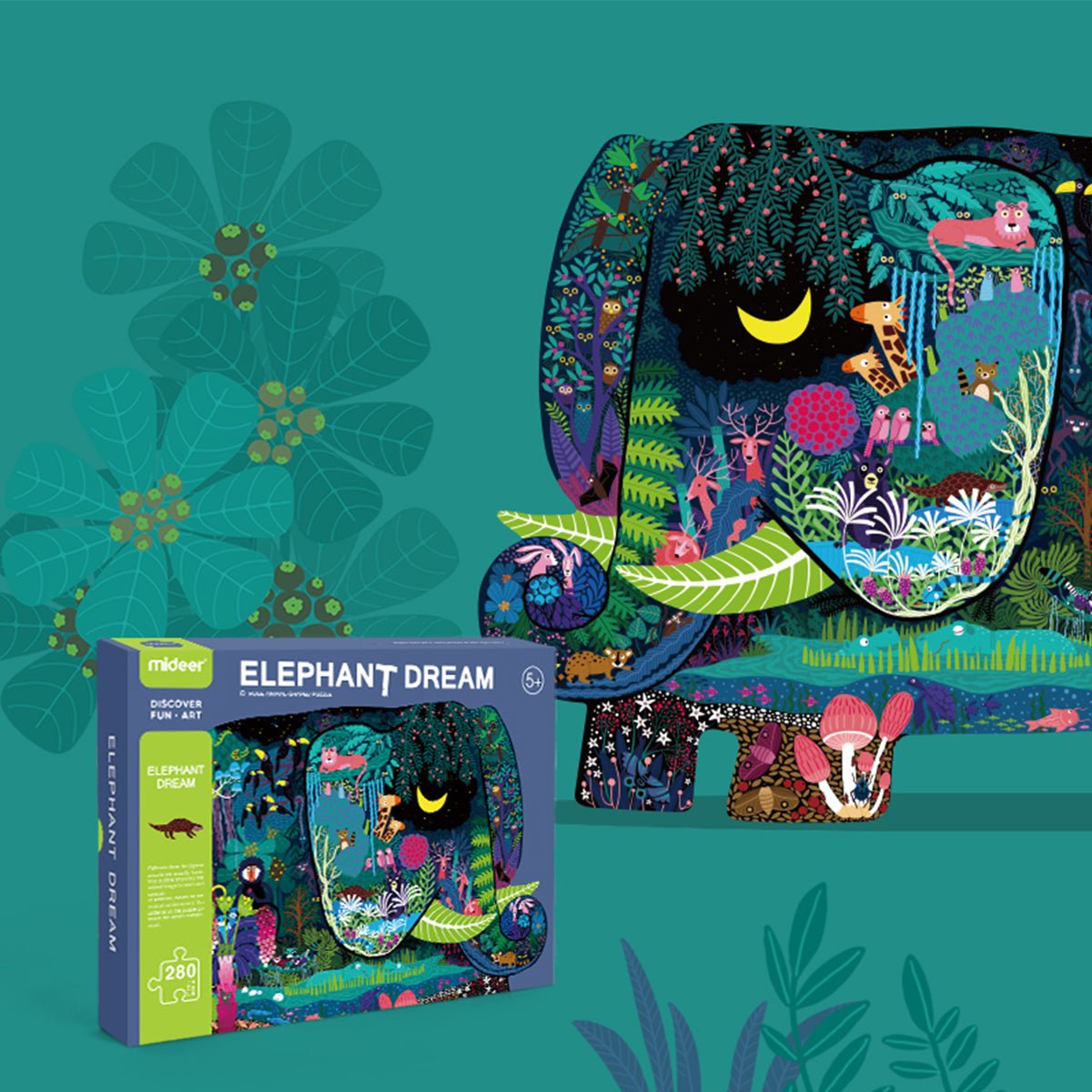 Elephant Dream Puzzle 280pcs   0cm