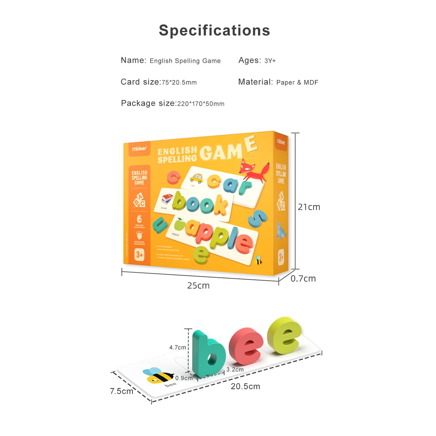English Spelling Game - 0cm