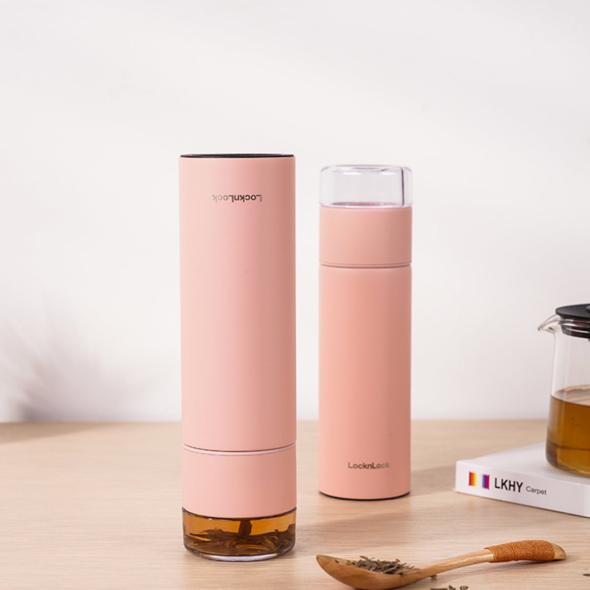 Enjoy Tea 400ml Redbean Insulated Water Bottle   0cm