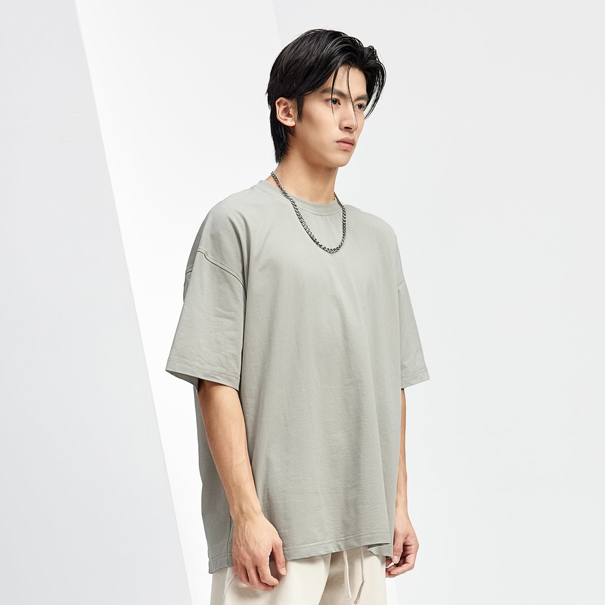 Enjoy The Single Life Back Logo Khaki Tee   0cm