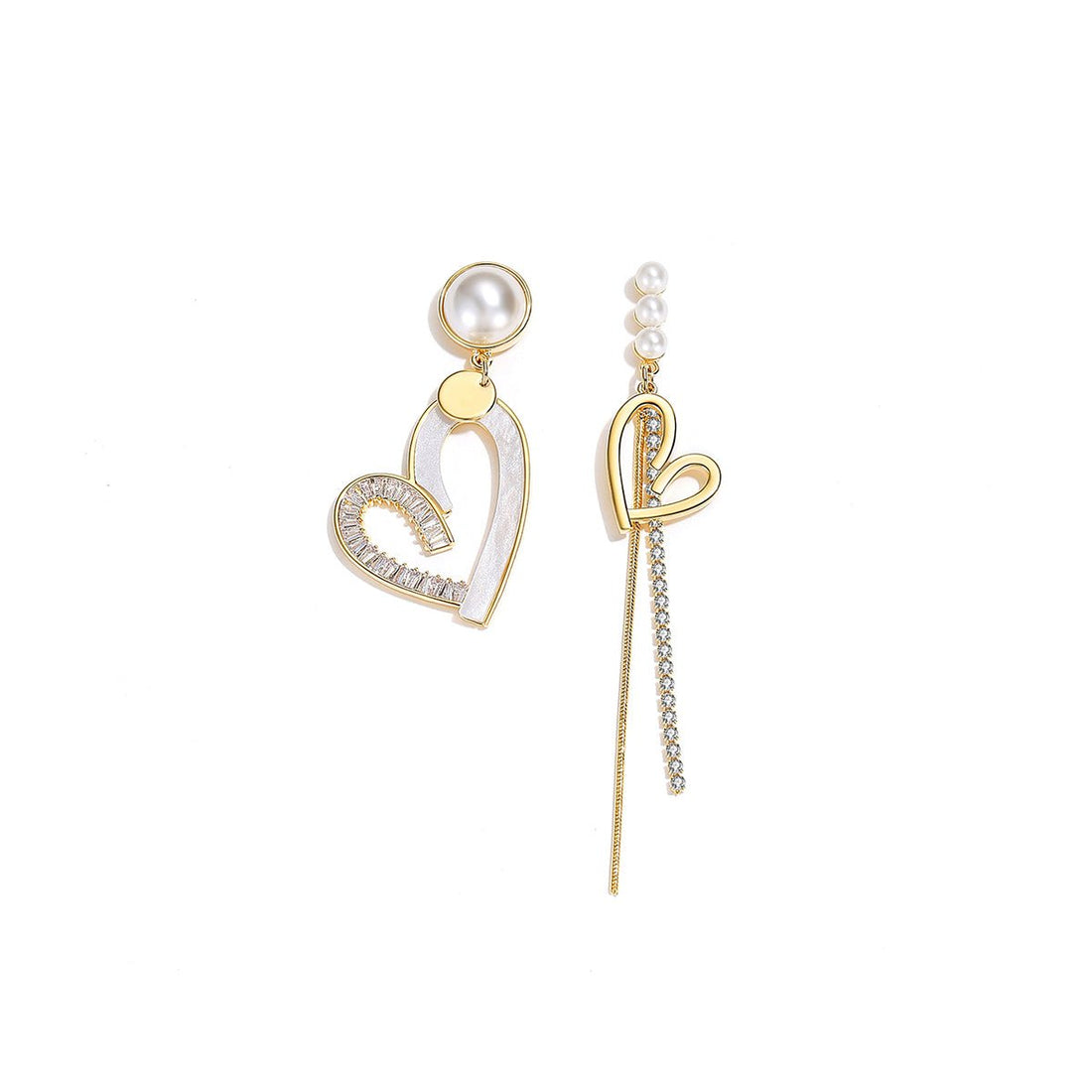 Eternal Heart Gold Earrings - 0cm