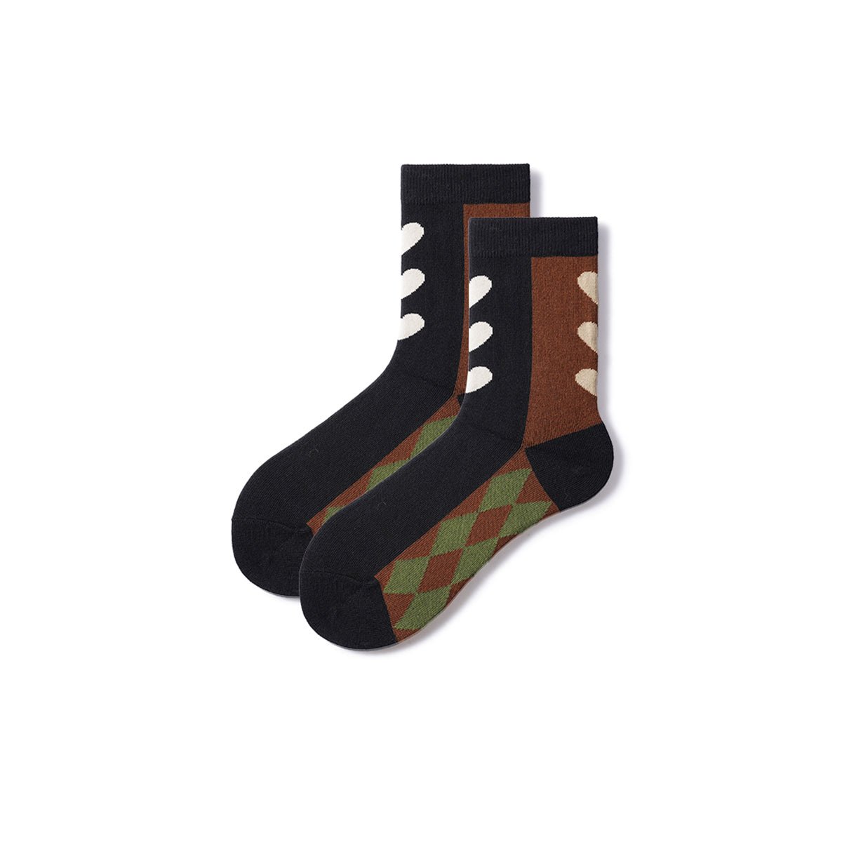 Fall Foliage All season Women 5pcs Crew Socks Set   0cm