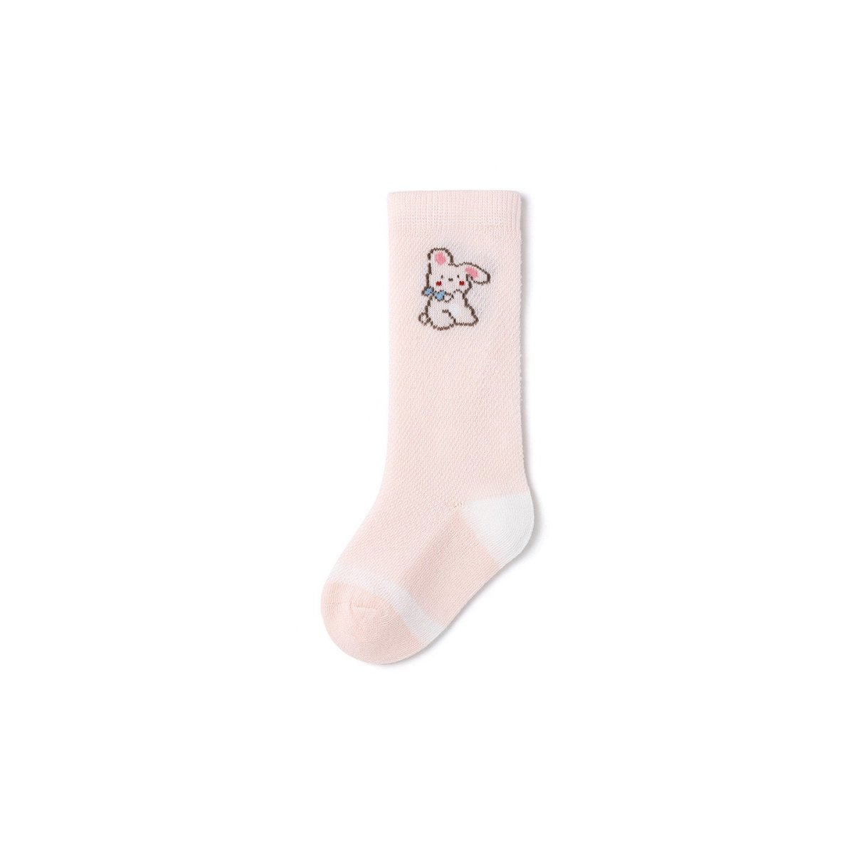 Floral Bunny Thin Mesh Breathable Baby Girl 3pcs Over The Knee Socks Set   0cm