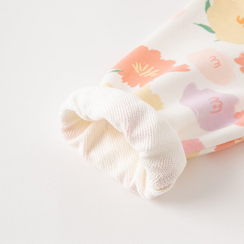 Flourishing Flowers Girl Zip Through Floral Hooded Jacket   0cm