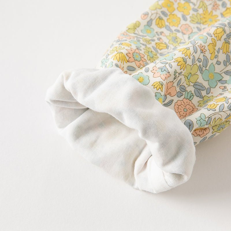 Flower Land Ruffle Girl Floral Dress With Purse   0cm