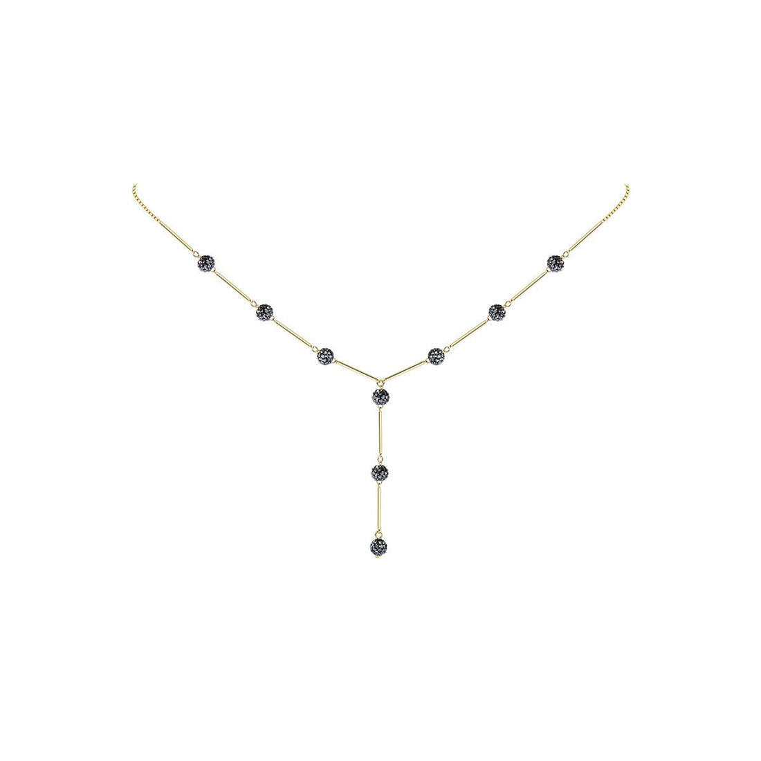 Frisky Points Black Necklace - 0cm