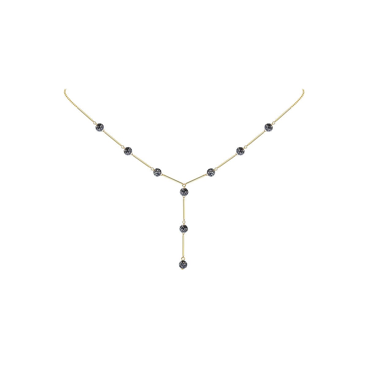 Frisky Points Black Necklace - 0cm