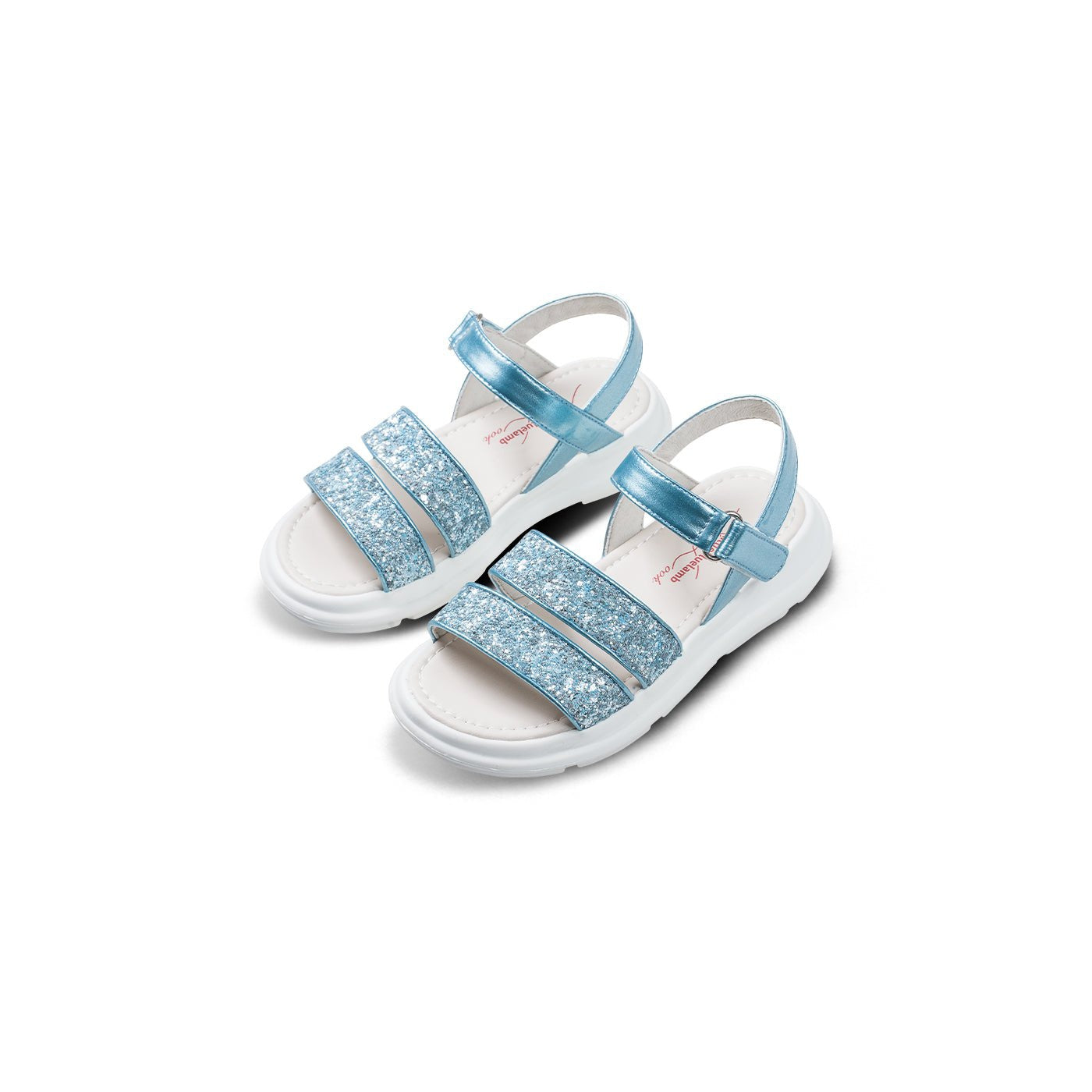 Frozen World Girl Metallic Blue Sandals - 0cm