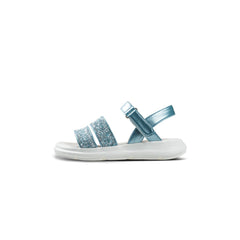 Frozen World Girl Metallic Blue Sandals