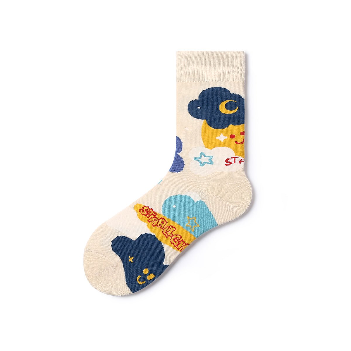 Full Vitality All season Women 5pcs Crew Socks Set   0cm