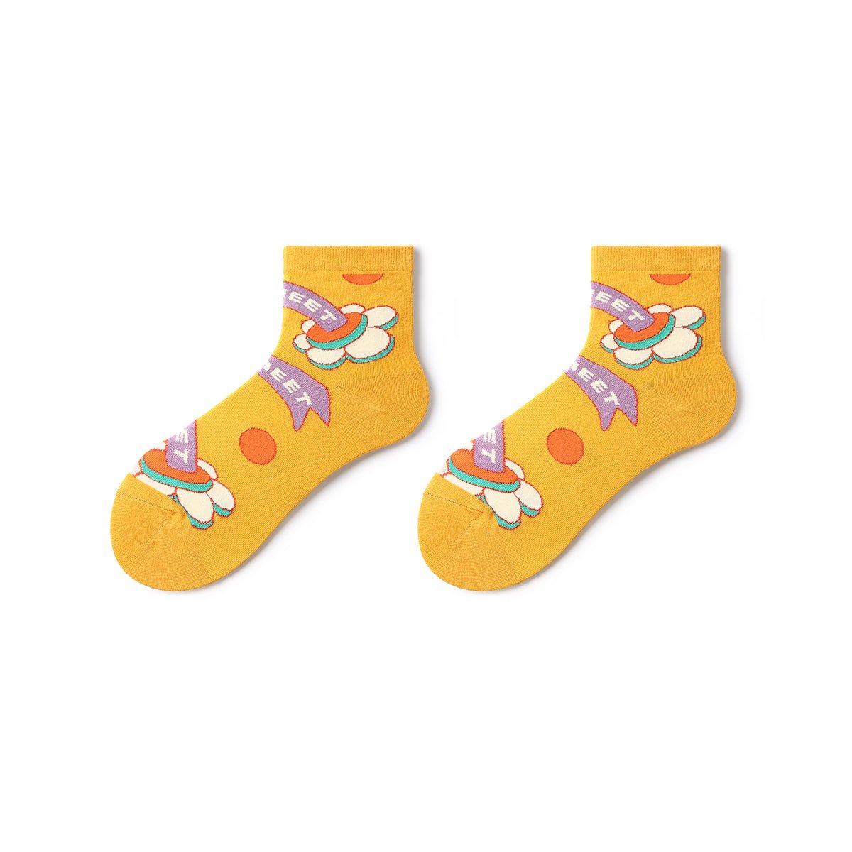 Fun Master Summer Women 5pcs Crew Socks Set   0cm