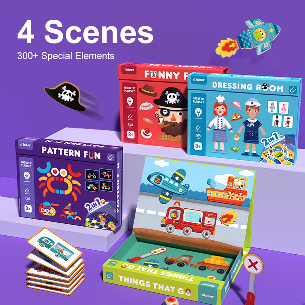 Funny Face Magenetic Playset - 0cm