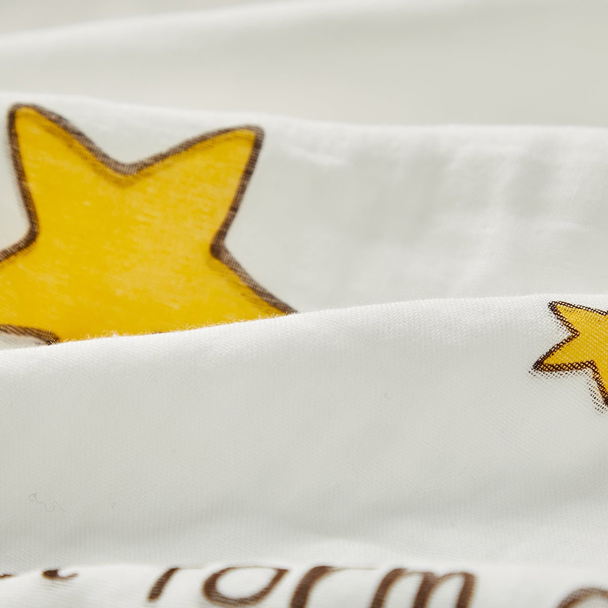 Future Stars Six layer Cotton Baby Yellow Bath Swaddle Blanket   0cm