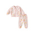 Garden Fairies Two-piece Girl Pink Sweater Jacket & Pants Set - 0cm