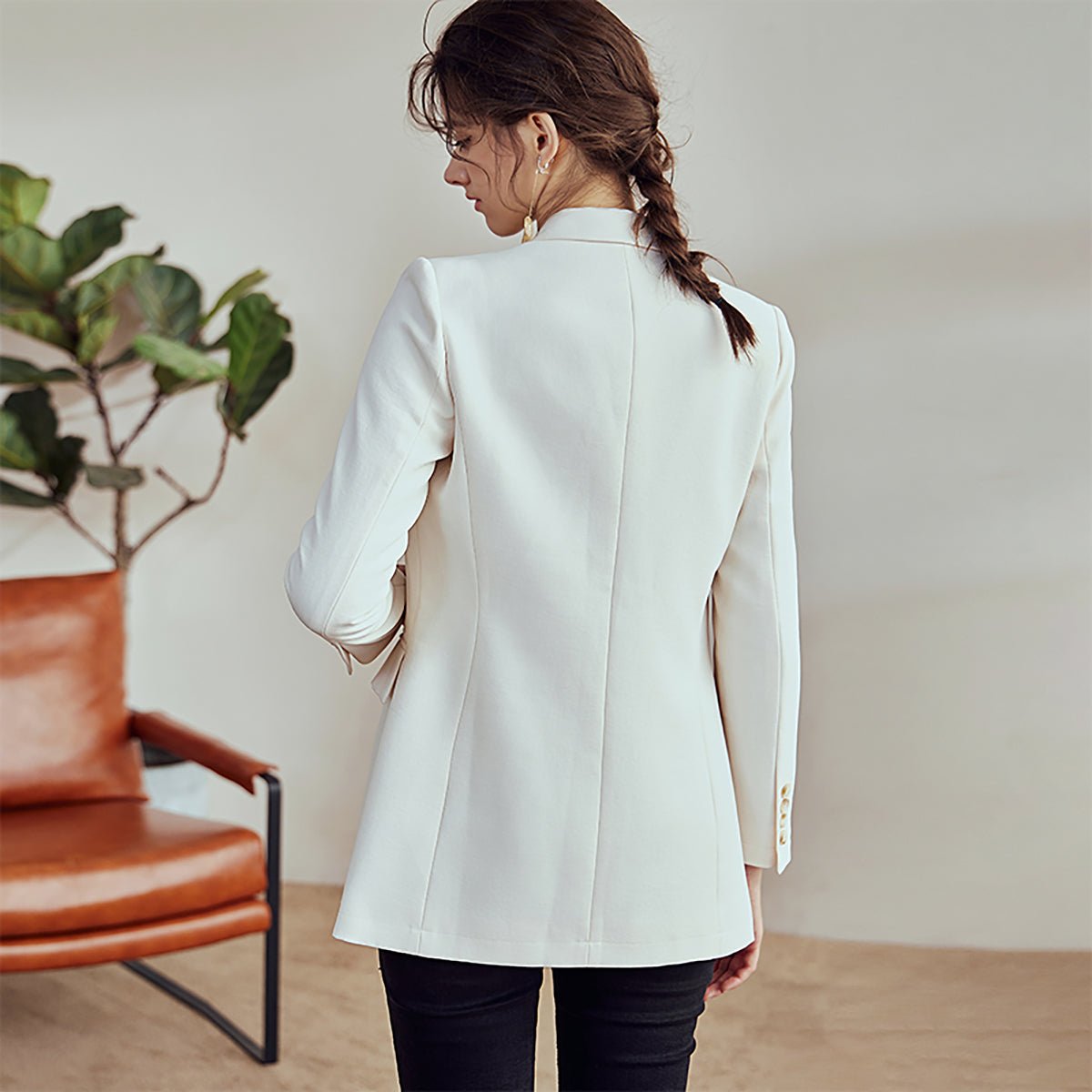 Gorgeous White Tailored Blazer - 0cm