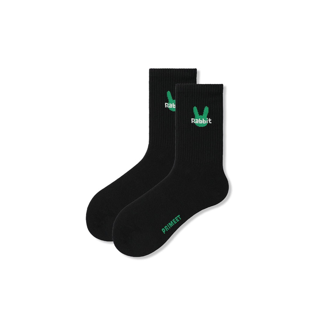 Green Rabbit All-season Unisex Crew Socks - 0cm