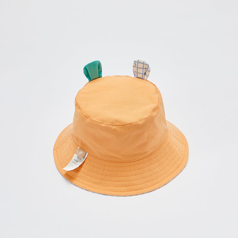 Happy Day Reversible Boy Orange Summer Bucket Hat   0cm