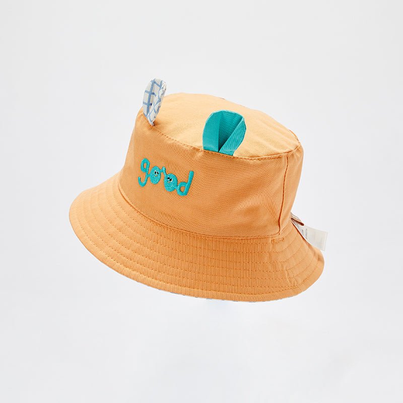 Happy Day Reversible Boy Orange Summer Bucket Hat   0cm