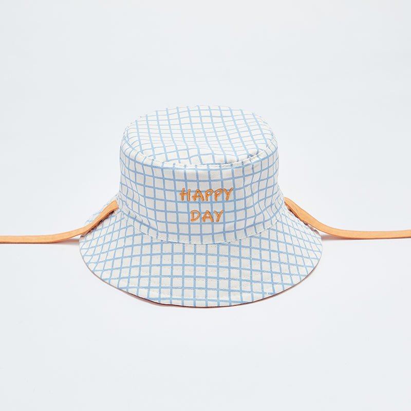 Happy Day Reversible Boy Orange Summer Bucket Hat   0cm