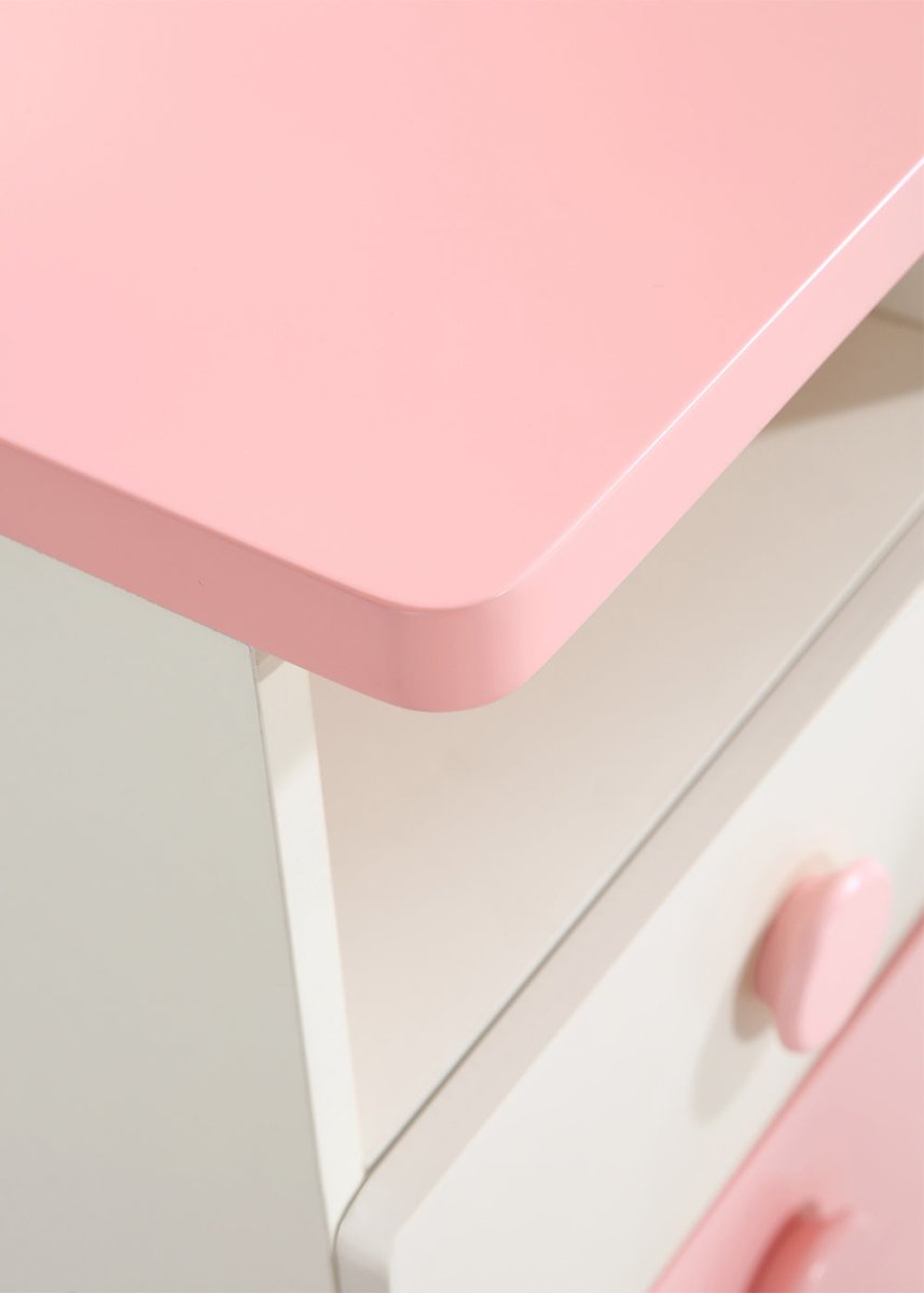 Hello Kitty Girl Tall Bookcase Pink Study Table - 0cm