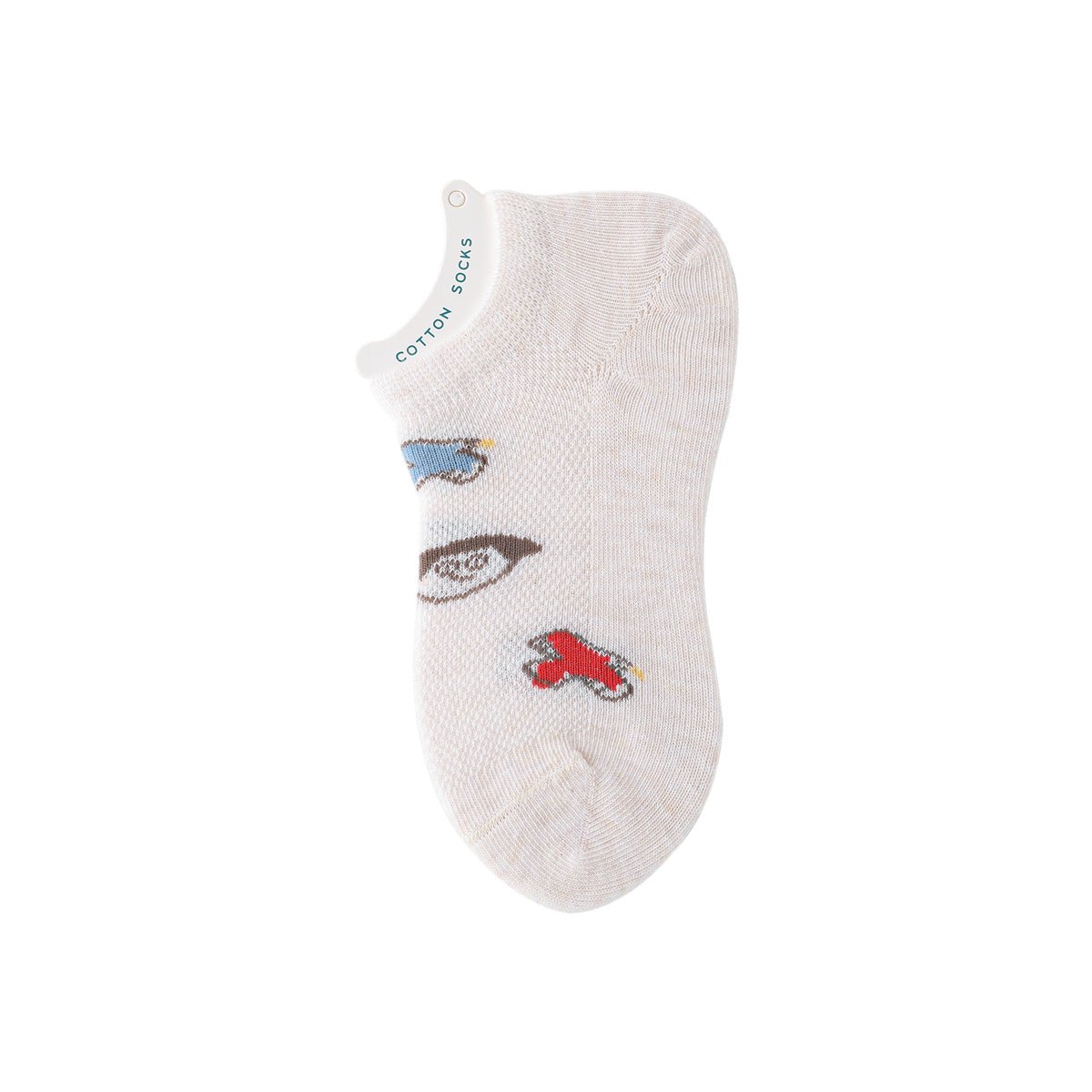 Hide &amp; Seek Thin Mesh Breathable Girl 5pcs Ankle Socks Set - 0cm