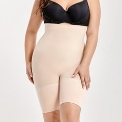 High Waist Tummy Control High Compression Thigh Slimmer Plus Size Nude Panty